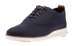 Cole Haan ZERØGRAND Wingtip Oxford Blue Stitchlite