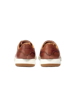Cole Haan GrandPrø Brown Leather Lace-Up Tennis Sneaker -Walking On A Cloud coltennis06d