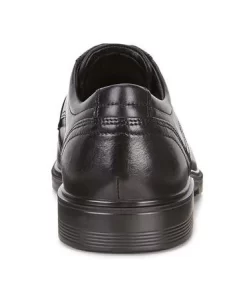 ECCO Lisbon Black Leather Lace-Up Plain Toe Dress Shoe -Walking On A Cloud ecc62210401c