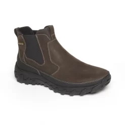 Rockport Cold Springs Plus Dark Brown Leather Chelsea Boot