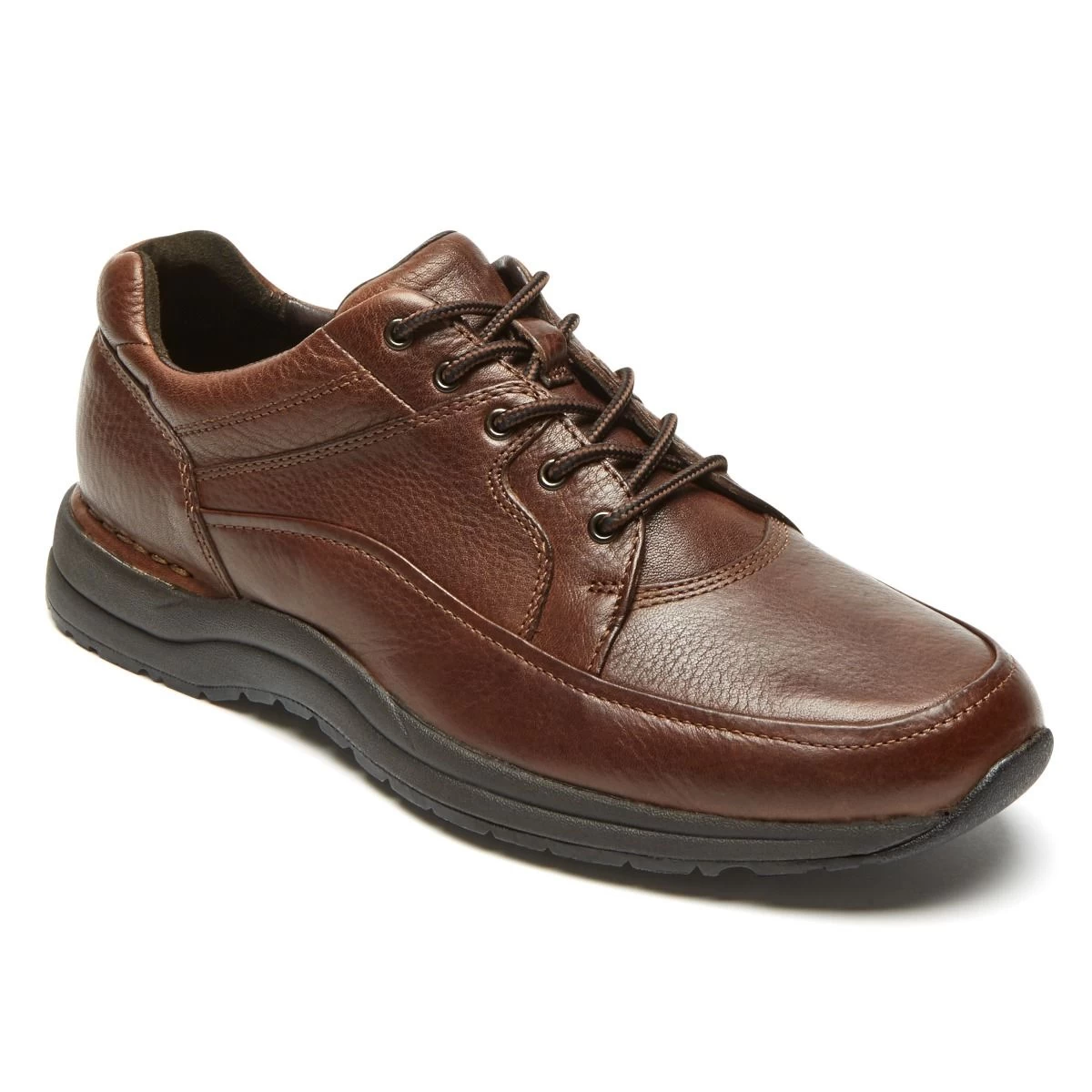 Rockport Edge Hill Brown Leather Lace-Up Walking Shoe 1 Rockport Edge Hill Brown Leather Lace-Up Walking Shoe