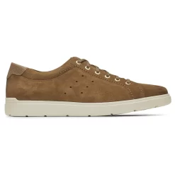 Rockport Total Motion Lite Tan Suede Lace-Up Sneaker 6 Rockport Total Motion Lite Tan Suede Lace-Up Sneaker -Walking On A Cloud roctmlitelace06b