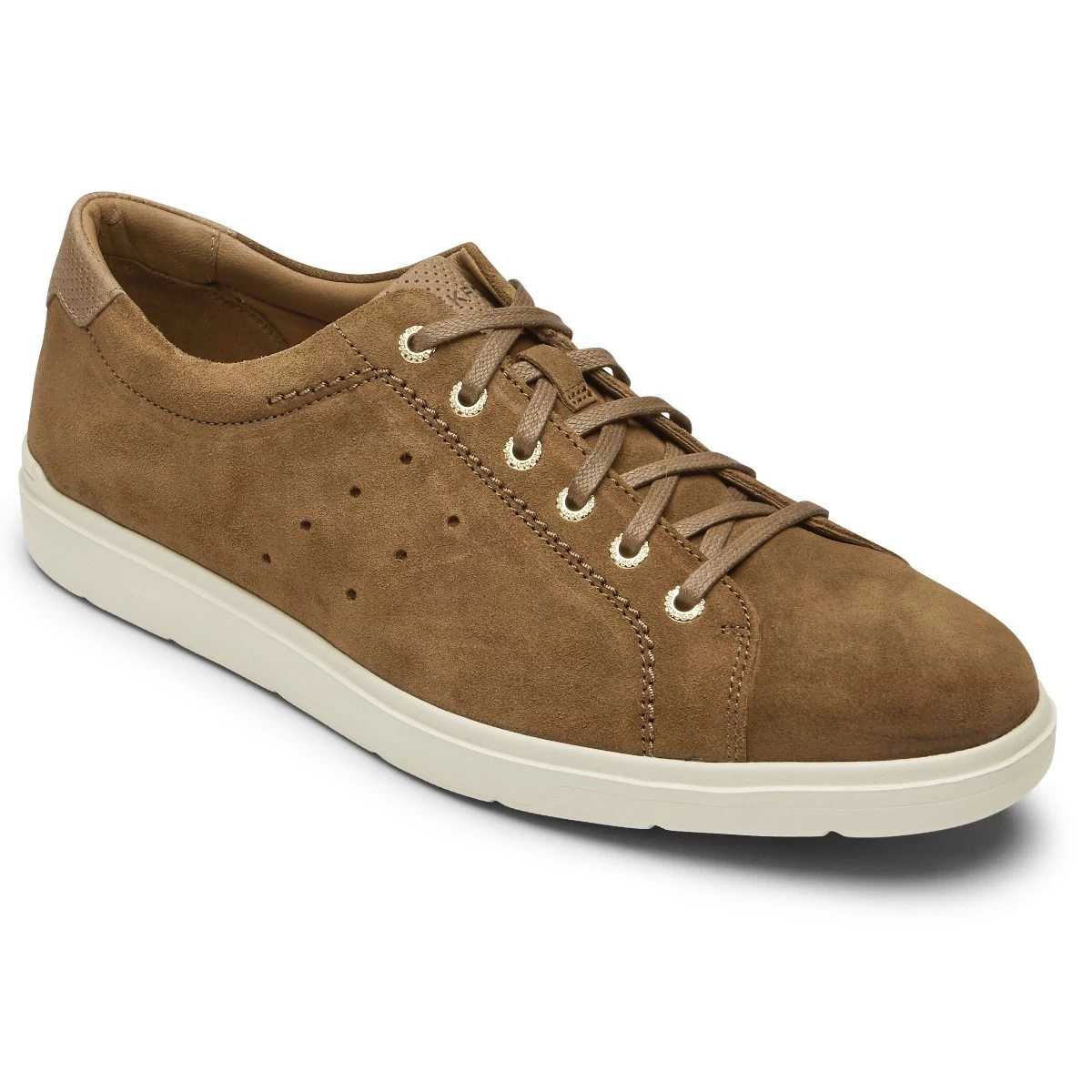 Rockport Total Motion Lite Tan Suede Lace-Up Sneaker 1 Rockport Total Motion Lite Tan Suede Lace-Up Sneaker